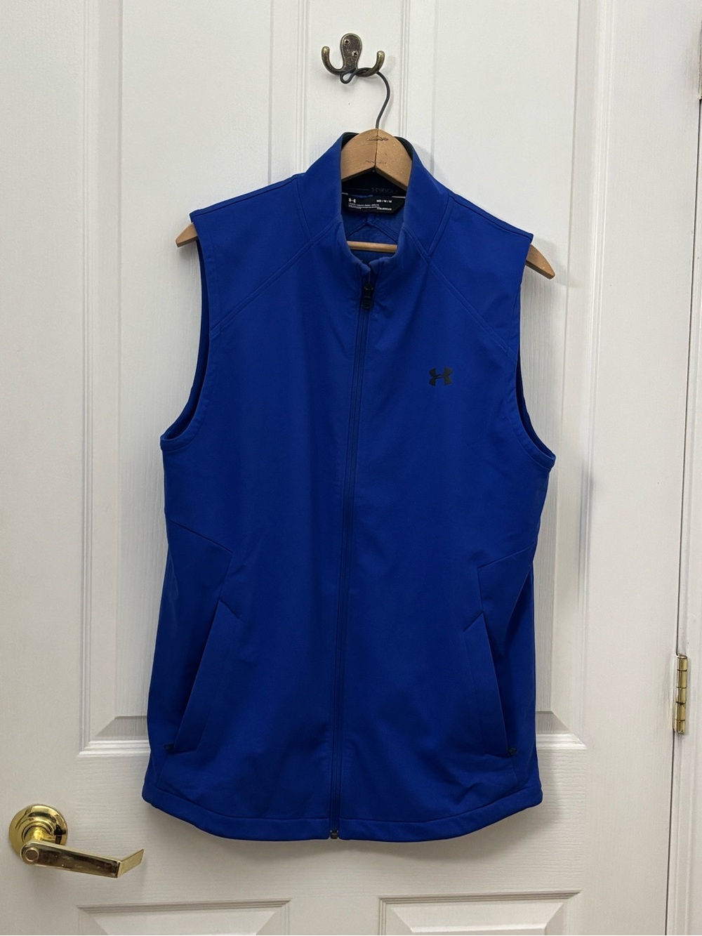 Under Armour Men's Blue Full-Zip Softshell Vest